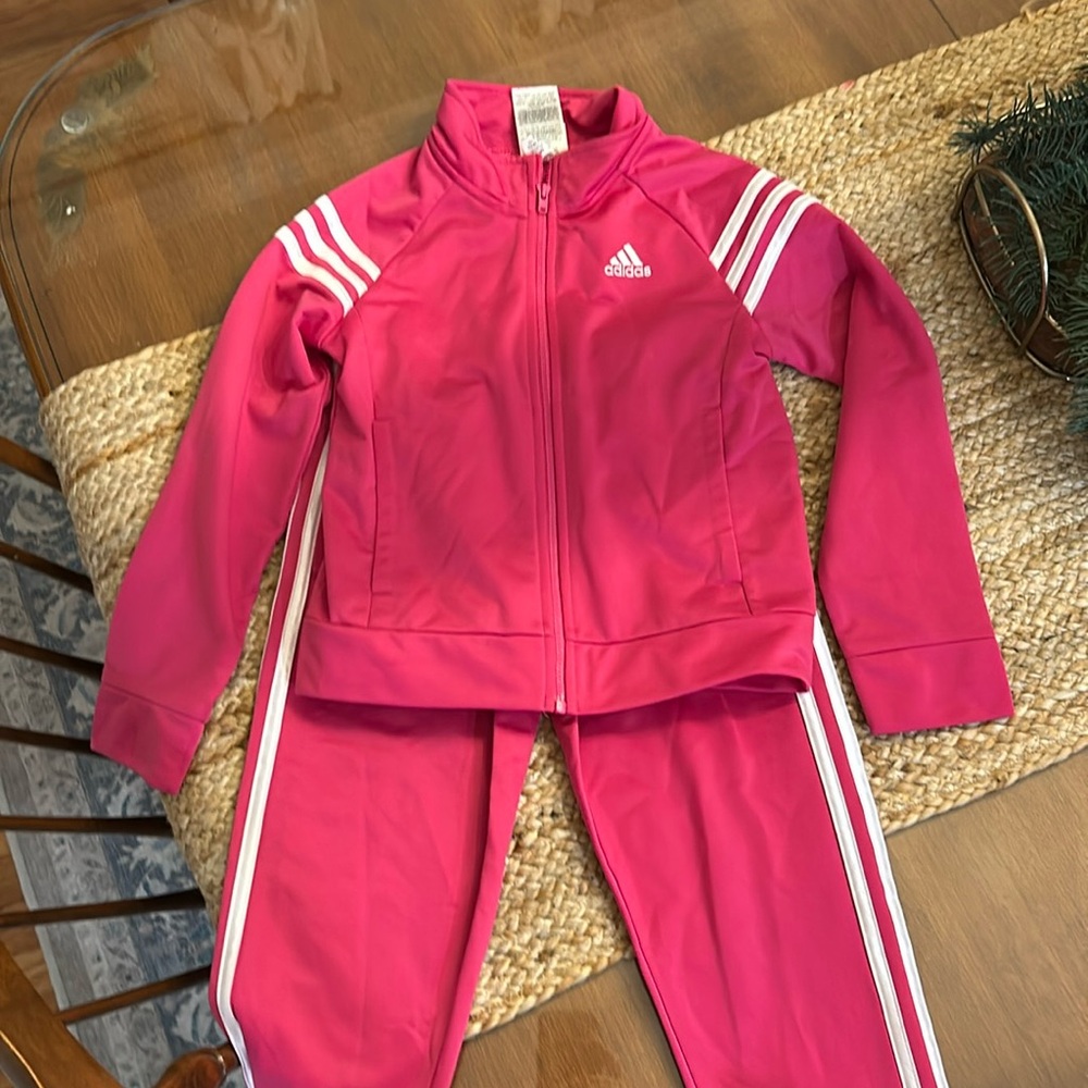 Girls Adidas track suit